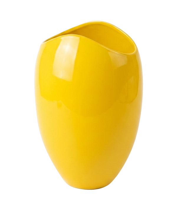 Vibrant Yellow Vase