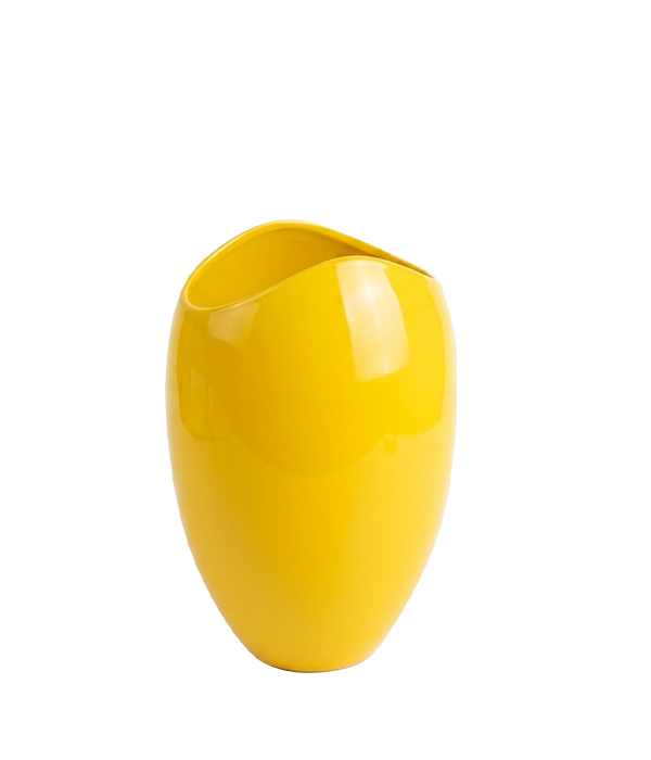 Vibrant Yellow Vase