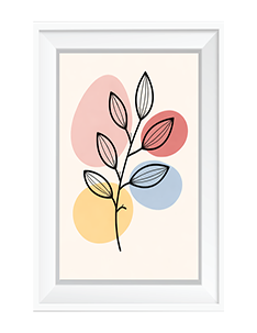Pastel Botanical Illustration